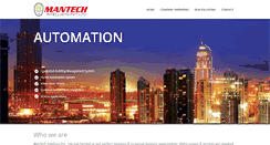 Desktop Screenshot of mantechintellisys.com